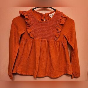 Sincerely Jules girl ruffled blouse 7/8 *